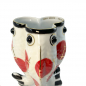 Preview: Reichenbach Porcelain vase koikoi dotted red Design Paola Navone, inside